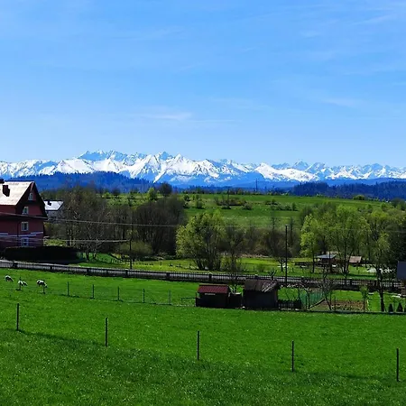 Pocztowka Z Mizernej, Drewniane Domki, Widok Na Tatry, Blisko Velo Czorsztyn, Jezioro Czorsztynskie, Rowery, Spokojna Okolica *