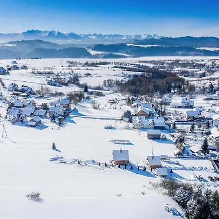 Lodge Pocztowka Z Mizernej, Drewniane Domki, Widok Na Tatry, Blisko Velo Czorsztyn, Jezioro Czorsztynskie, Rowery, Spokojna Okolica